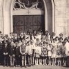 Epper Kinder mit Pastor Spiekermann 